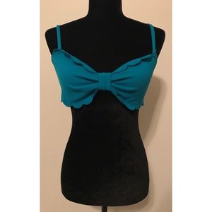 3/$15 Waffle Texture Scallop Edge Bikini Top